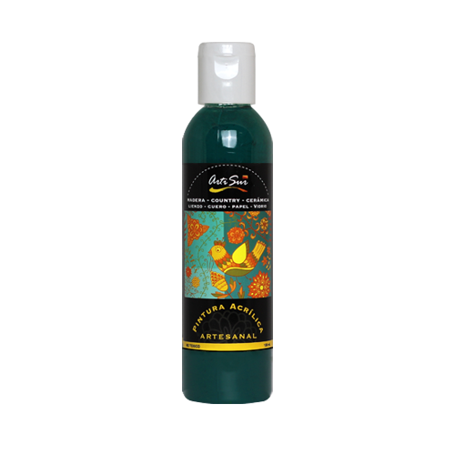 Imagen de PINTURA ARTESANAL VERDE 120 ML