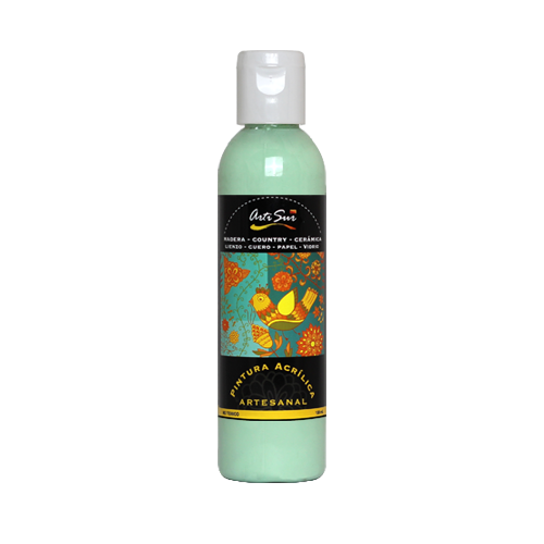 Imagen de PINTURA ARTESANAL VERDE MENTA 120 ML