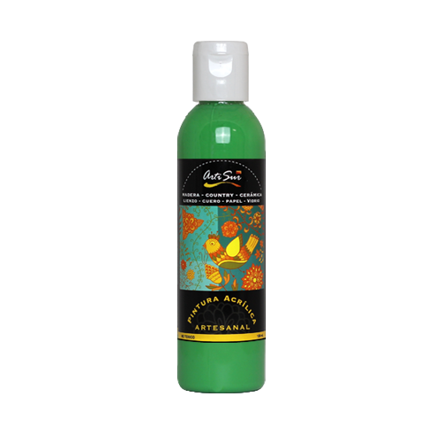 Imagen de PINTURA ARTESANAL VERDE HOJA 120 ML