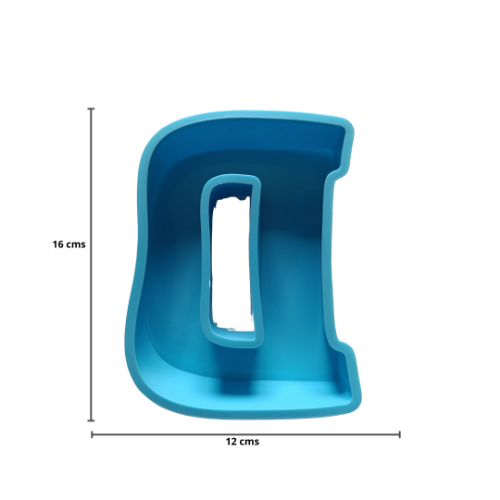 Imagen de MOLDE RESINA LETRA GRANDE D - 1 unidad