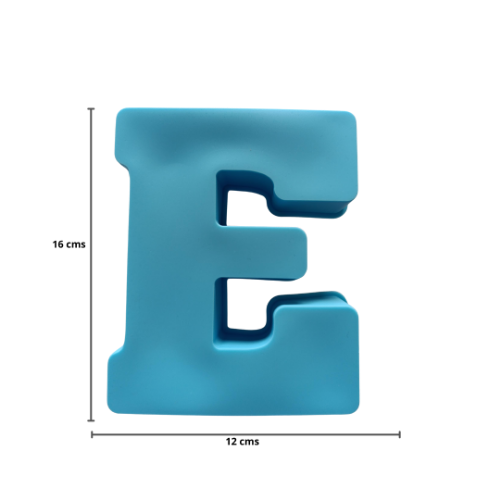 Imagen de MOLDE RESINA LETRA GRANDE E - 1 unidad