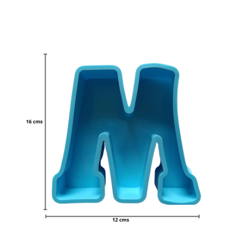 Imagen de MOLDE RESINA LETRA GRANDE M - 1 unidad
