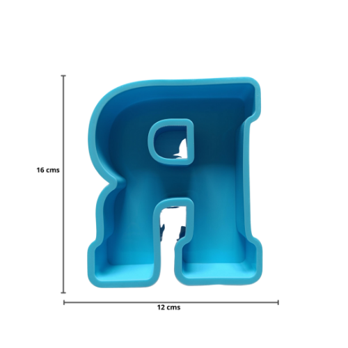 Imagen de MOLDE RESINA LETRA GRANDE R - 1 unidad