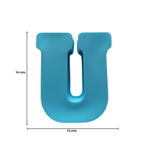 Imagen de MOLDE RESINA LETRA GRANDE U - 1 unidad
