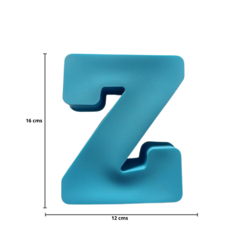 Imagen de MOLDE RESINA LETRA GRANDE Z - 1 unidad