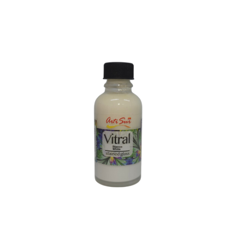 Imagen de ARTI SUR PINTURA VITRAL BLANCO 30 ml - 1 unidad